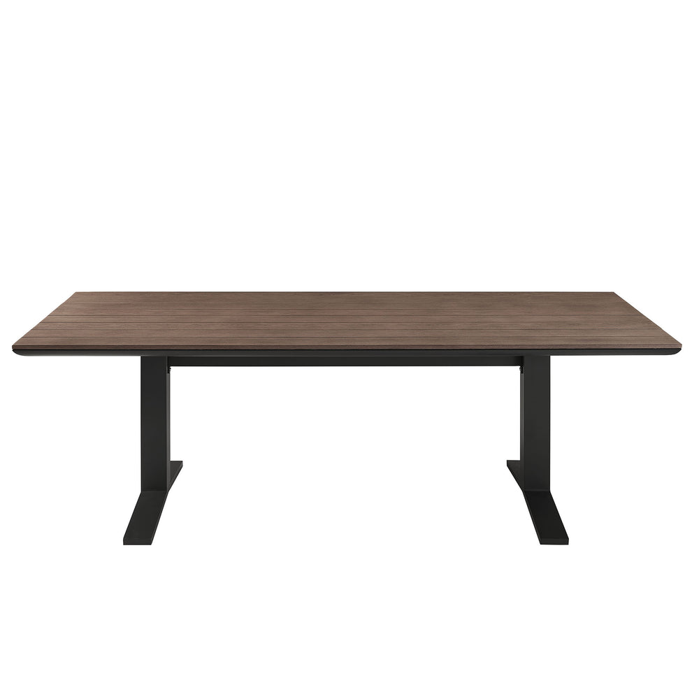 Gavelston 91" Outdoor Patio Aluminum Dining Table by Modway | Dining Tables | Modishstore - 4