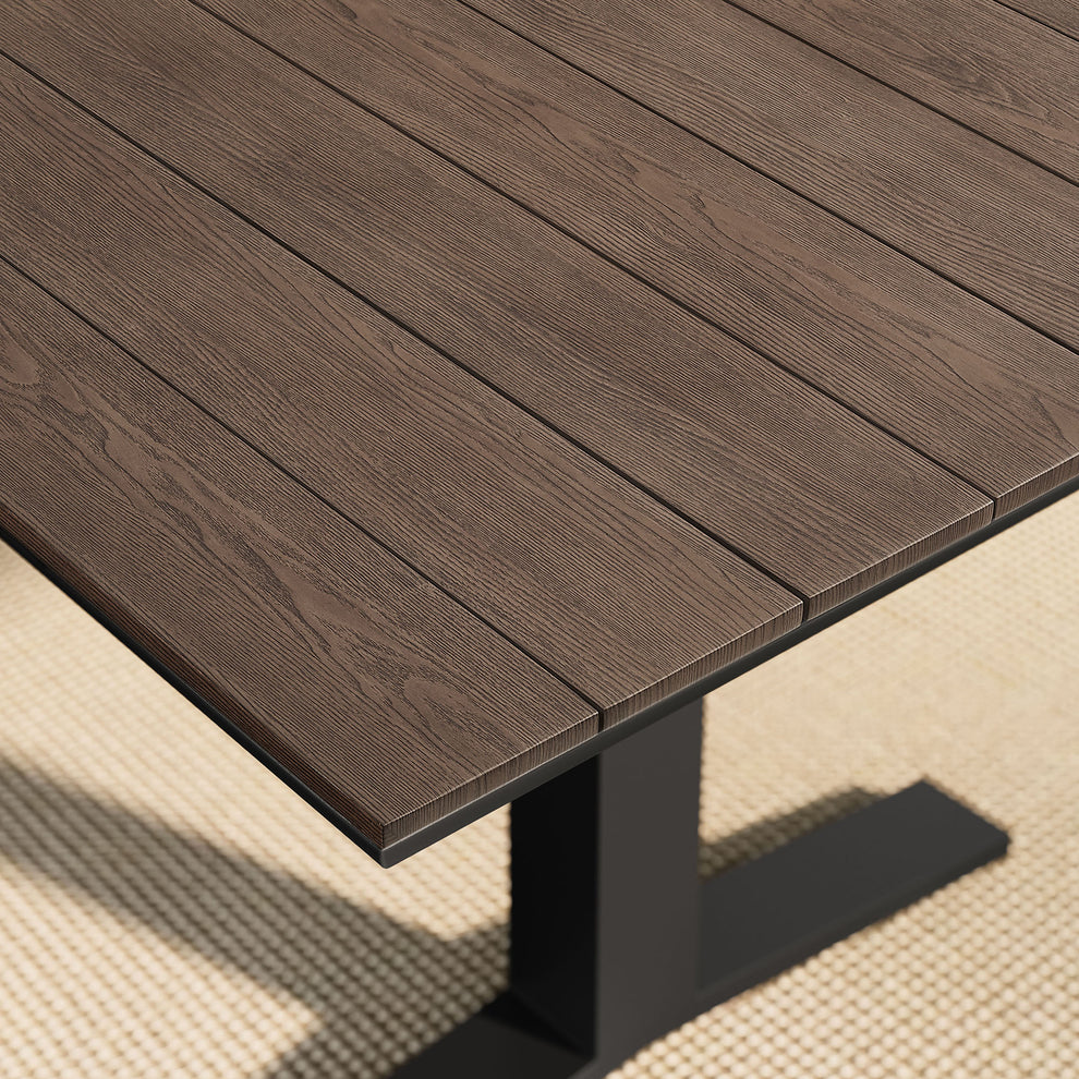 Gavelston 91" Outdoor Patio Aluminum Dining Table by Modway | Dining Tables | Modishstore - 6