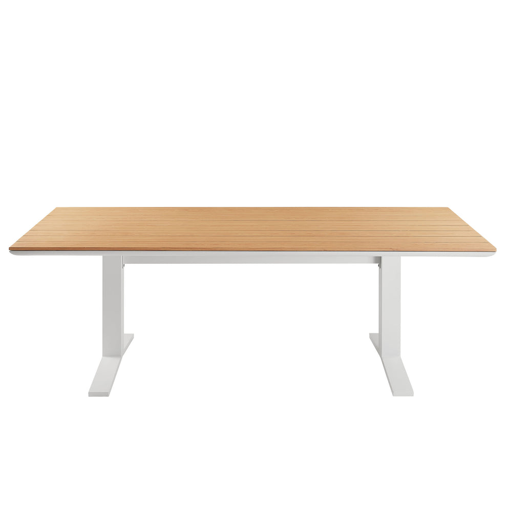 Gavelston 91" Outdoor Patio Aluminum Dining Table by Modway | Dining Tables | Modishstore - 11