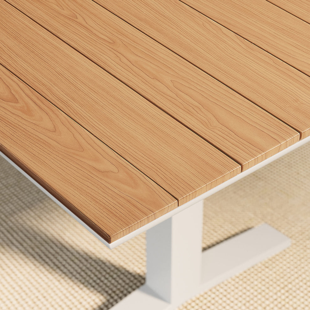 Gavelston 91" Outdoor Patio Aluminum Dining Table by Modway | Dining Tables | Modishstore - 13