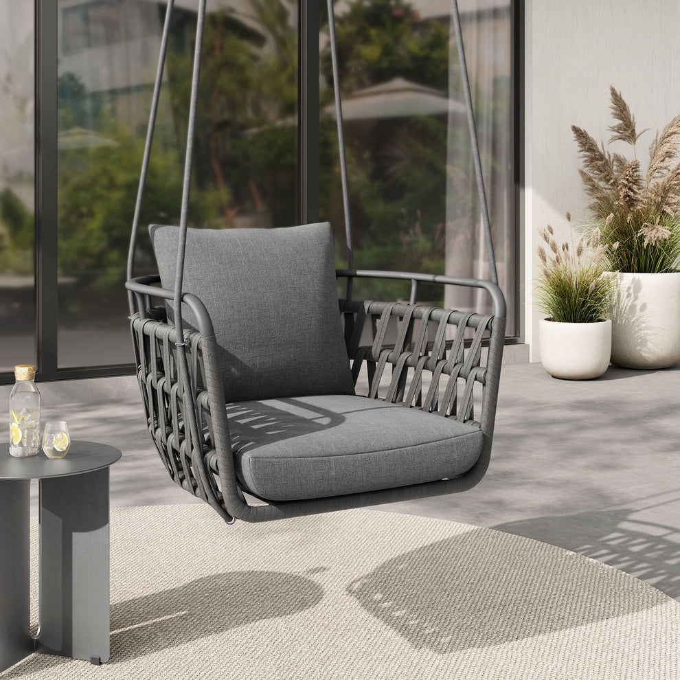 Kaliah Outdoor Patio Aluminum Swing Chair by Modway | Daybeds | Modishstore - 1