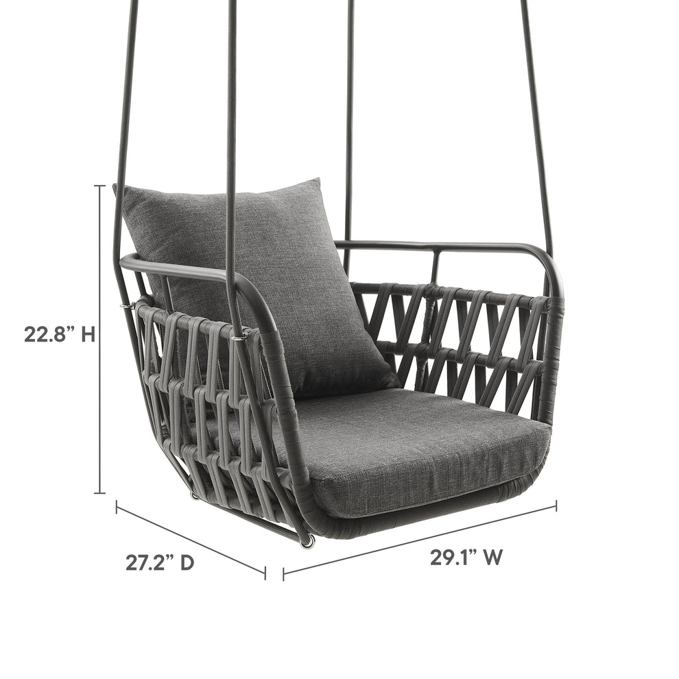 Kaliah Outdoor Patio Aluminum Swing Chair by Modway | Daybeds | Modishstore - 11