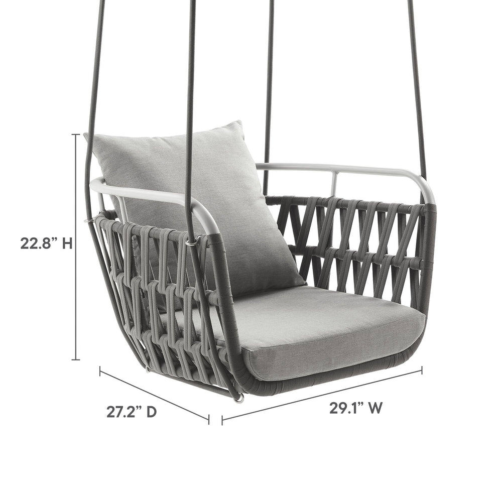 Kaliah Outdoor Patio Aluminum Swing Chair by Modway | Daybeds | Modishstore - 22
