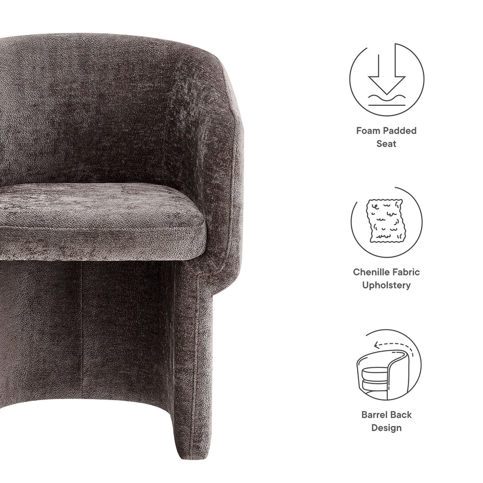 Verity Chenille Dining Armchair by Modway | Dining Chairs | Modishstore - 9