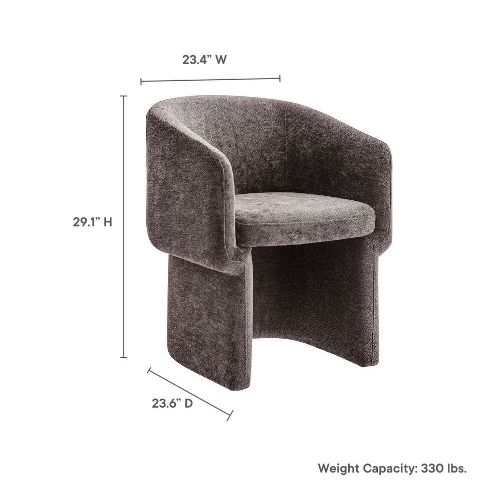 Verity Chenille Dining Armchair by Modway | Dining Chairs | Modishstore - 10