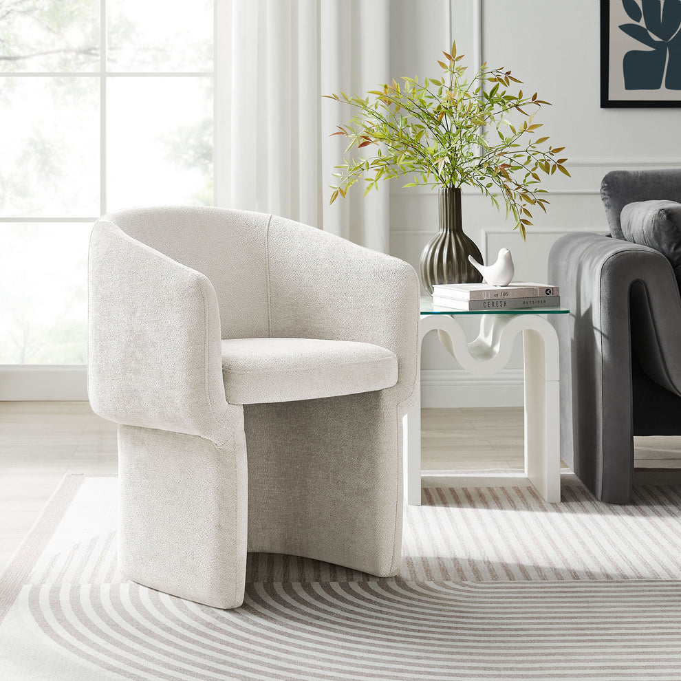 Verity Chenille Dining Armchair by Modway | Dining Chairs | Modishstore - 17