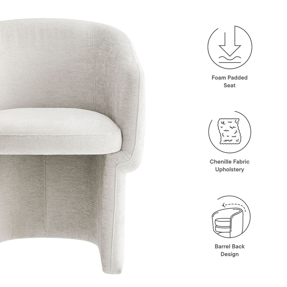 Verity Chenille Dining Armchair by Modway | Dining Chairs | Modishstore - 19