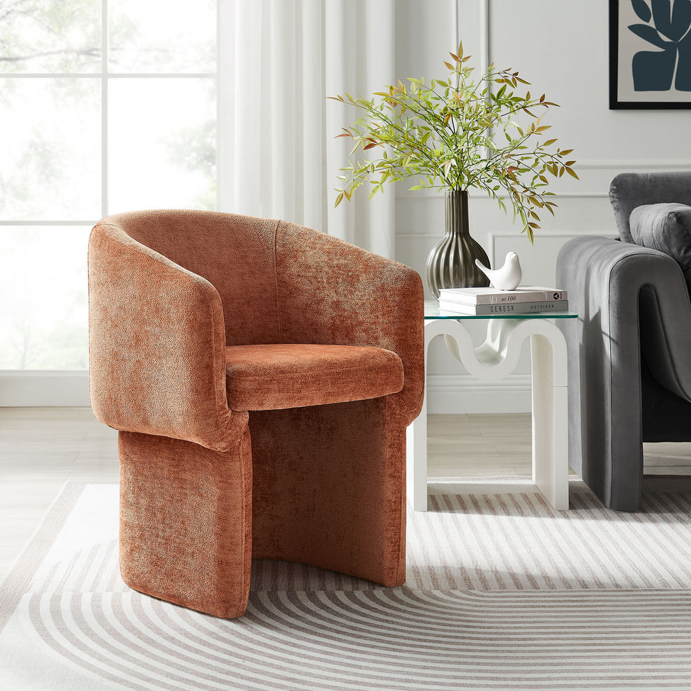 Verity Chenille Dining Armchair by Modway | Dining Chairs | Modishstore - 27