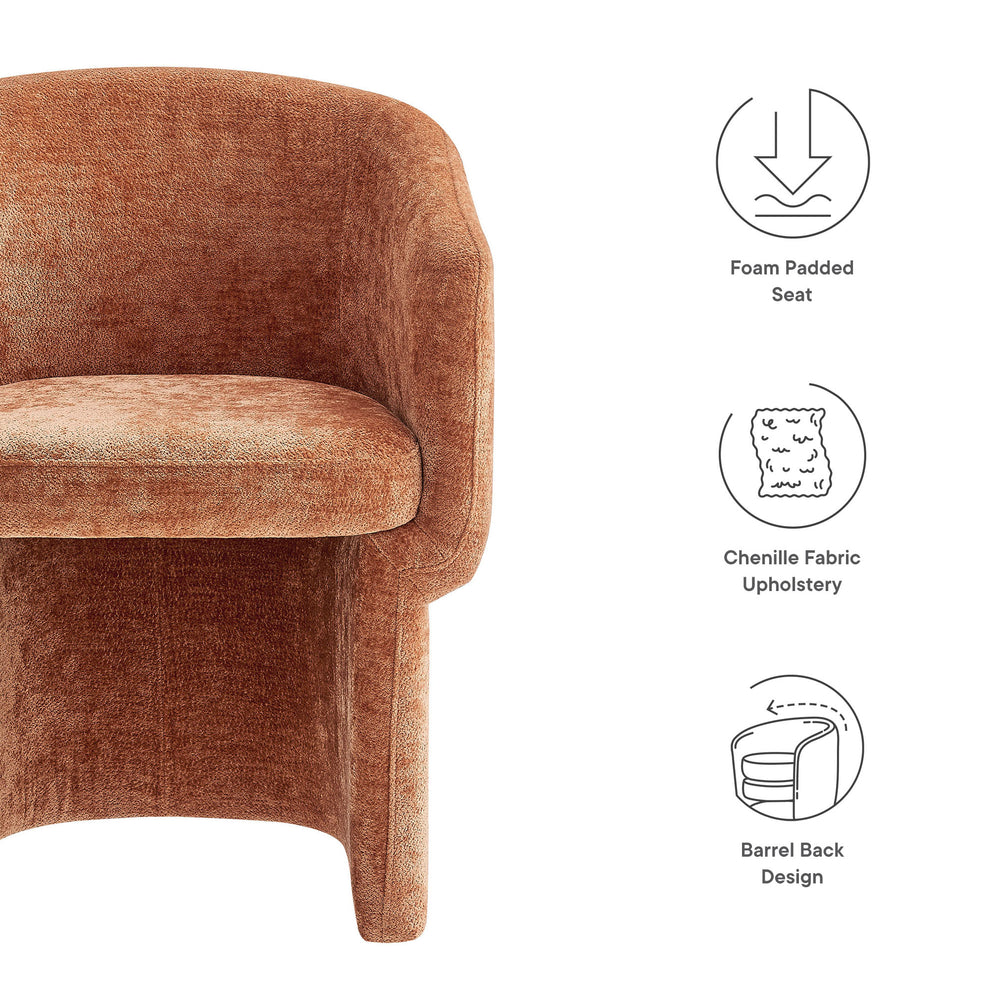 Verity Chenille Dining Armchair by Modway | Dining Chairs | Modishstore - 29