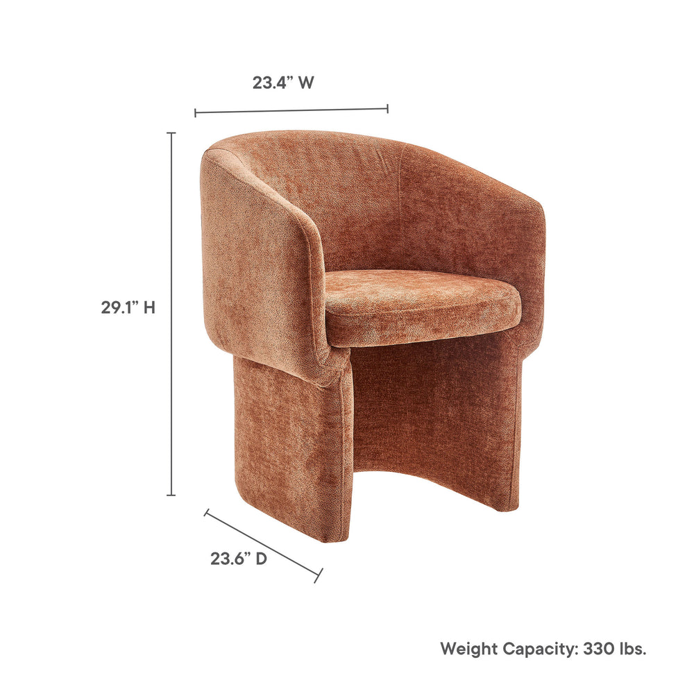 Verity Chenille Dining Armchair by Modway | Dining Chairs | Modishstore - 30