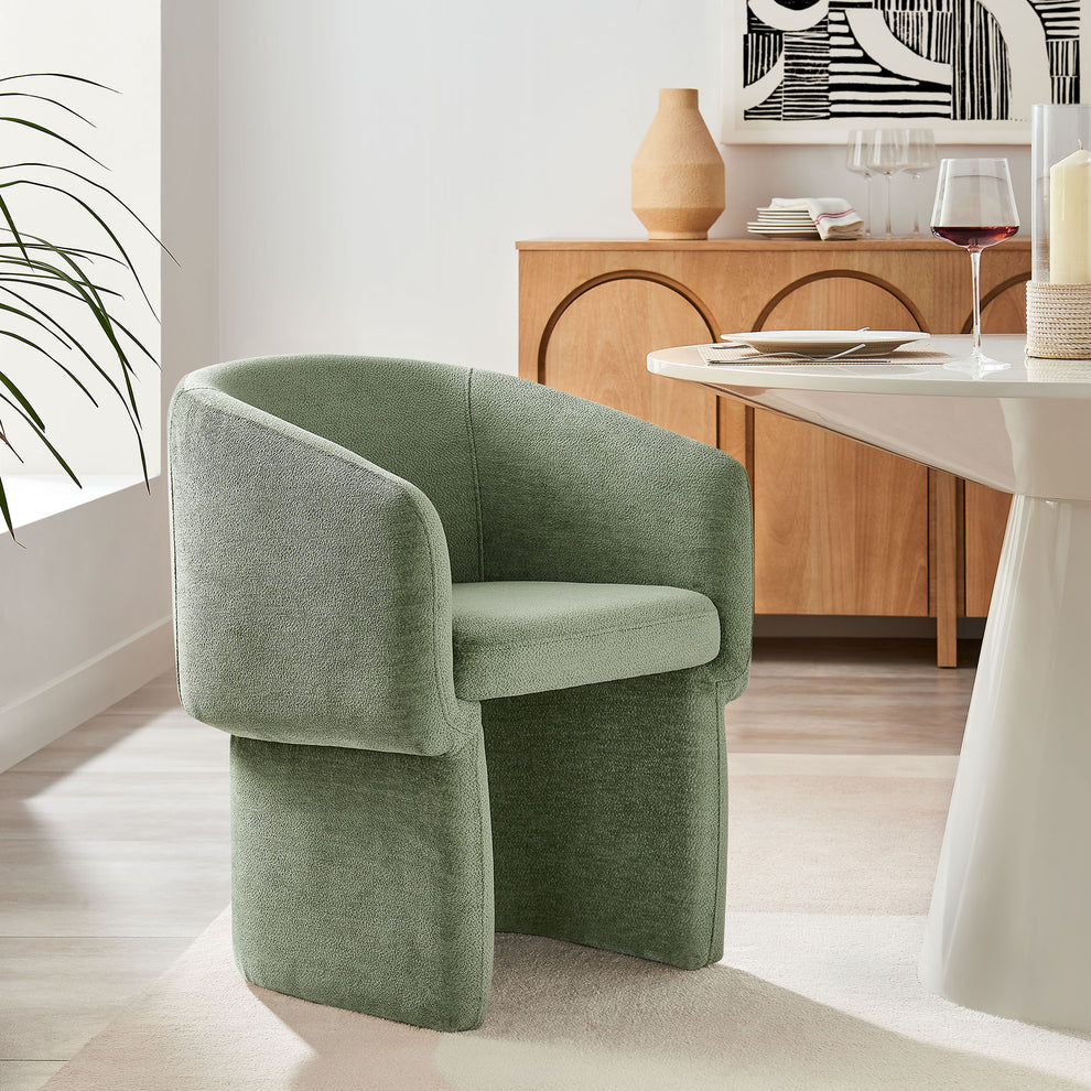Verity Chenille Dining Armchair by Modway | Dining Chairs | Modishstore - 38