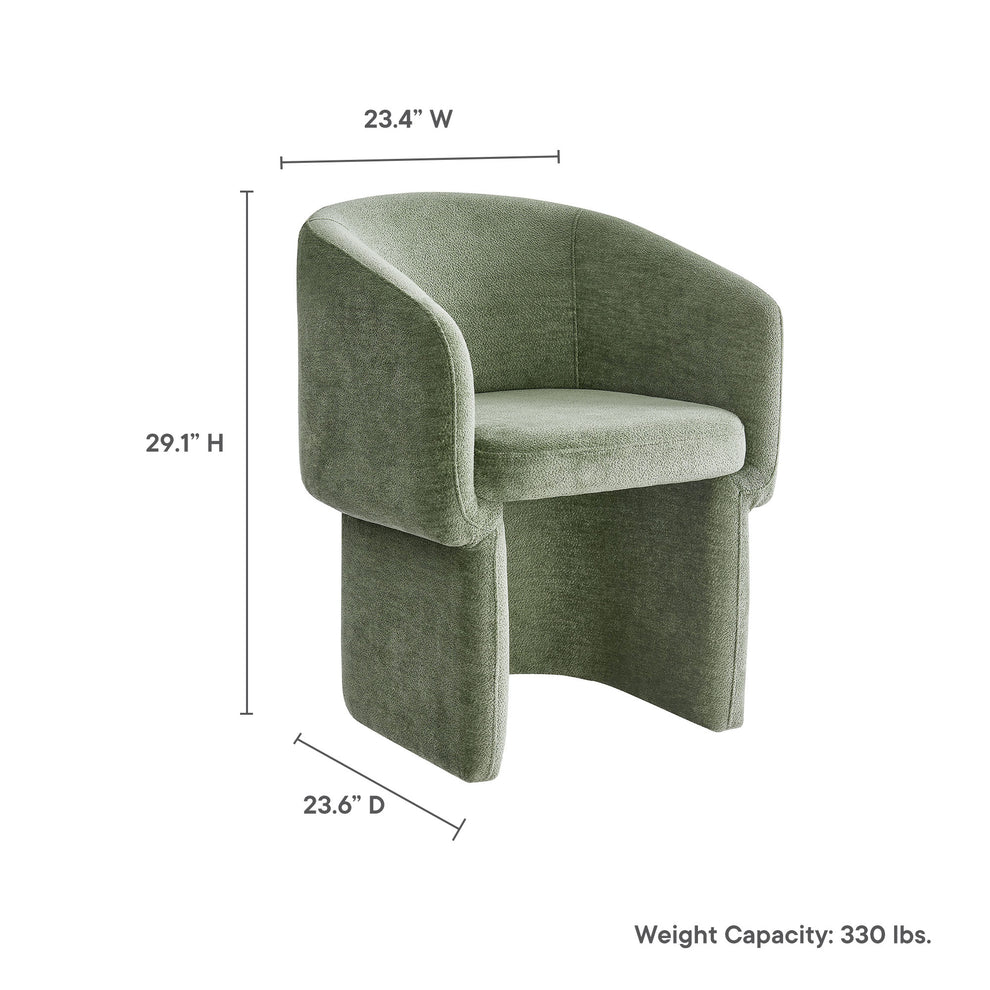 Verity Chenille Dining Armchair by Modway | Dining Chairs | Modishstore - 40