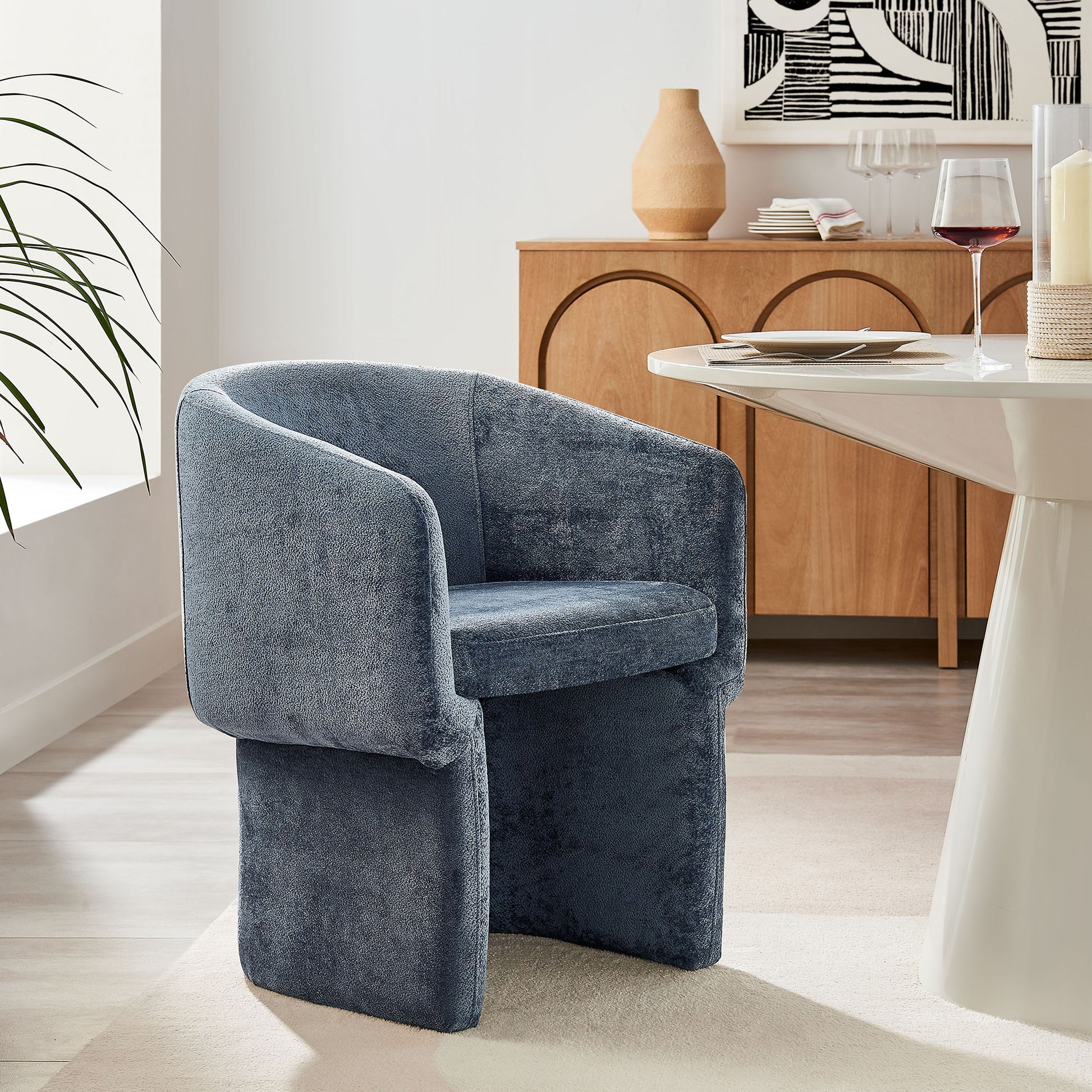 Verity Chenille Dining Armchair by Modway | Dining Chairs | Modishstore - 48