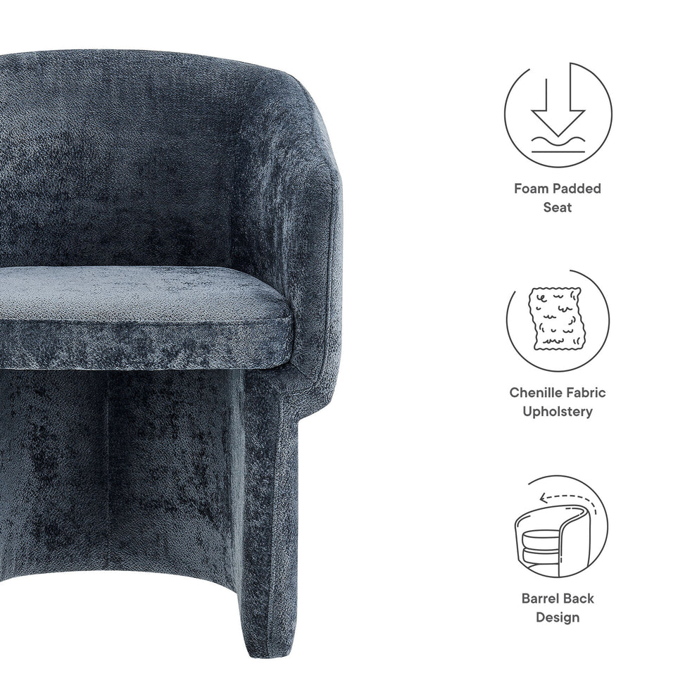 Verity Chenille Dining Armchair by Modway | Dining Chairs | Modishstore - 49