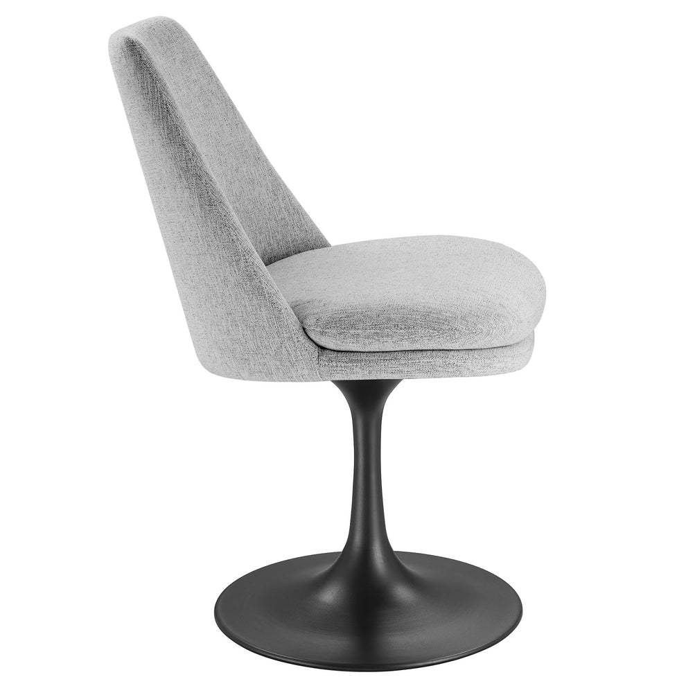 Lippa Swivel Dining Upholstered Side Chair by Modway | Dining Chairs | Modishstore - 3