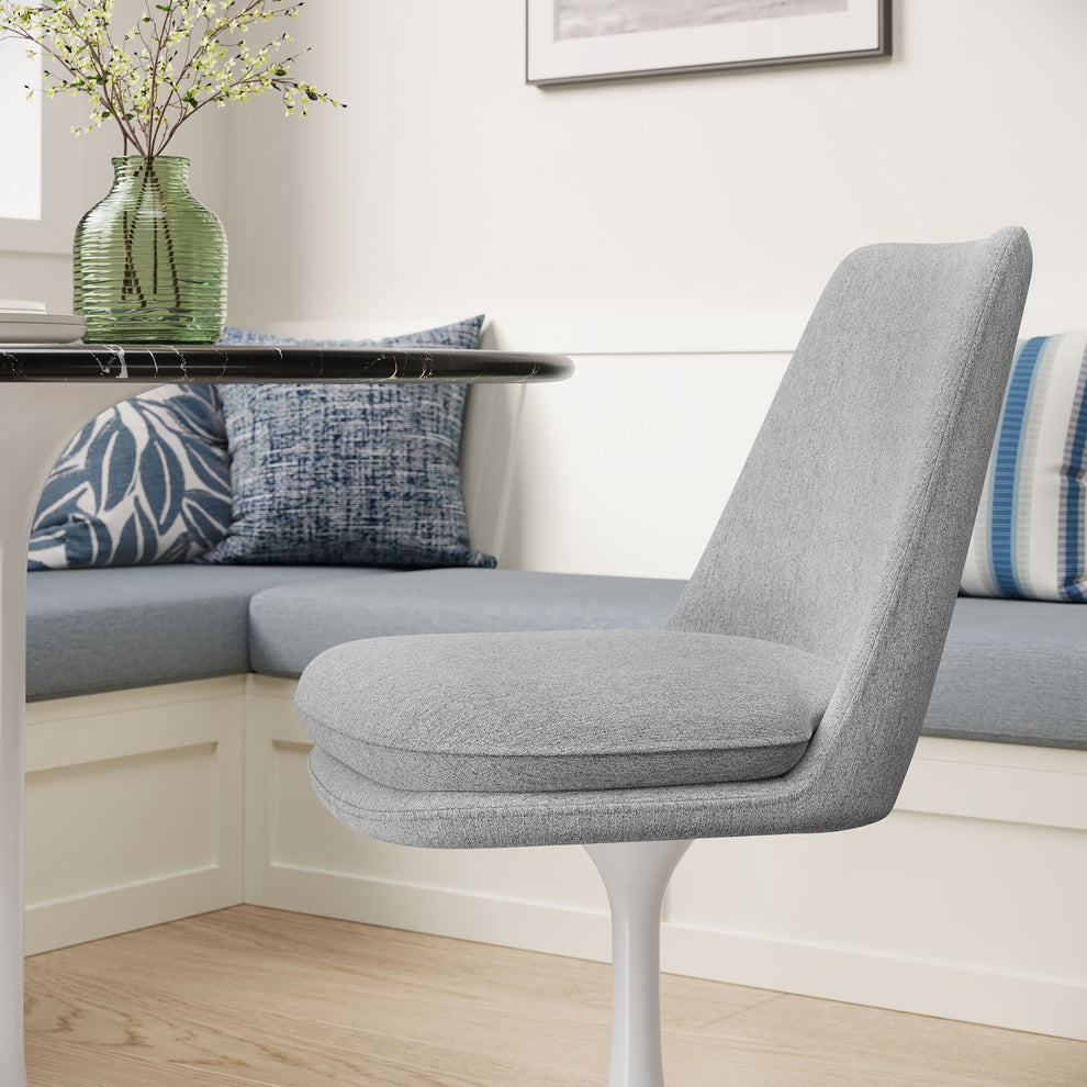Lippa Swivel Dining Upholstered Side Chair by Modway | Dining Chairs | Modishstore - 17