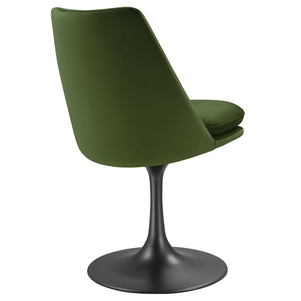 Lippa Swivel Dining Performance Velvet Side Chair by Modway | Dining Chairs | Modishstore - 4