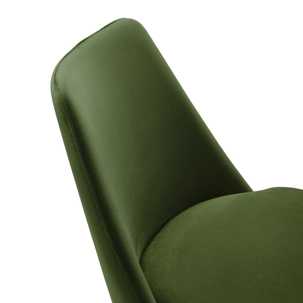 Lippa Swivel Dining Performance Velvet Side Chair by Modway | Dining Chairs | Modishstore - 6