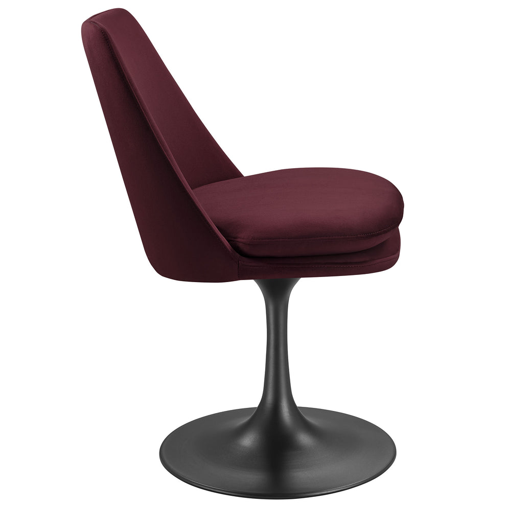 Lippa Swivel Dining Performance Velvet Side Chair by Modway | Dining Chairs | Modishstore - 12
