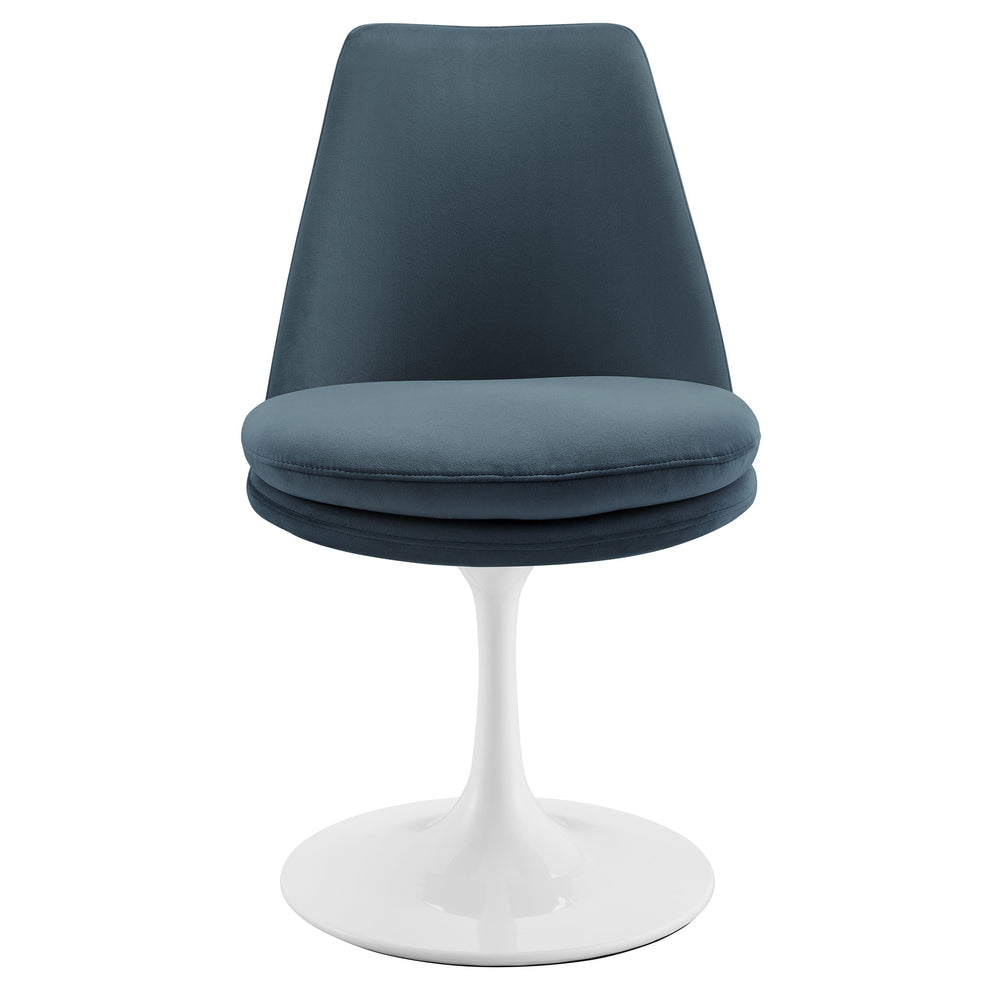 Lippa Swivel Dining Performance Velvet Side Chair by Modway | Dining Chairs | Modishstore - 24