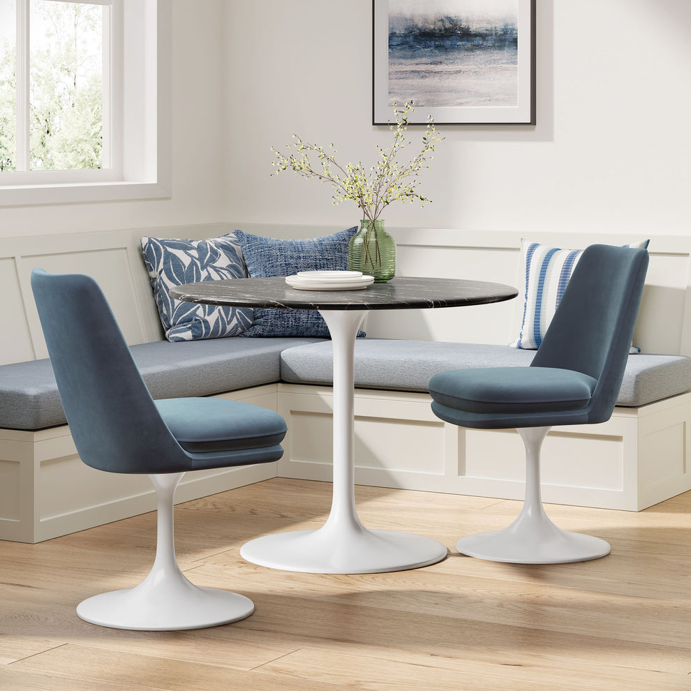 Lippa Swivel Dining Performance Velvet Side Chair by Modway | Dining Chairs | Modishstore - 28
