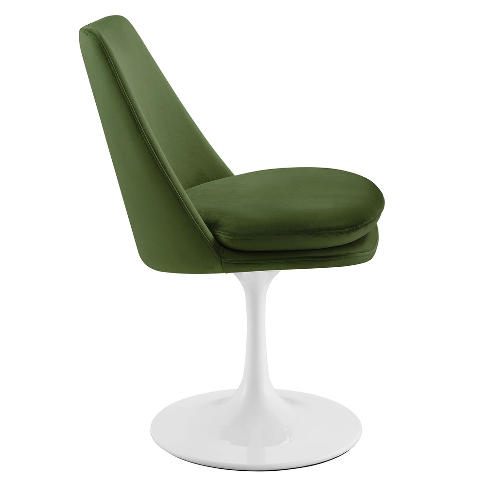 Lippa Swivel Dining Performance Velvet Side Chair by Modway | Dining Chairs | Modishstore - 32