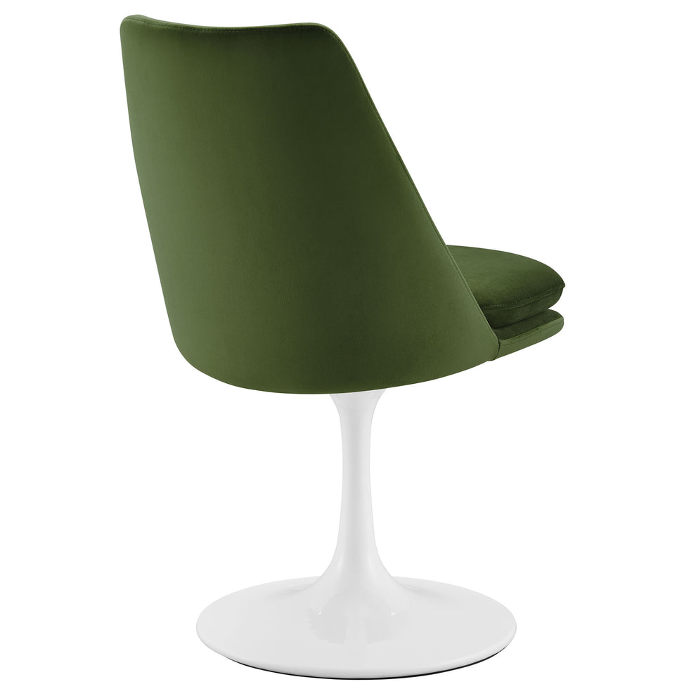 Lippa Swivel Dining Performance Velvet Side Chair by Modway | Dining Chairs | Modishstore - 33