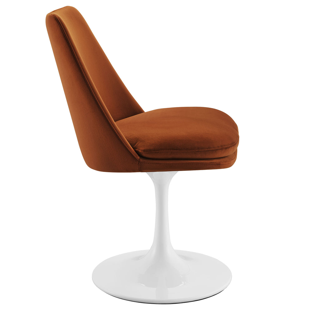 Lippa Swivel Dining Performance Velvet Side Chair by Modway | Dining Chairs | Modishstore - 42