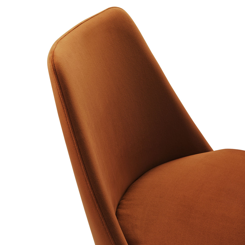 Lippa Swivel Dining Performance Velvet Side Chair by Modway | Dining Chairs | Modishstore - 45