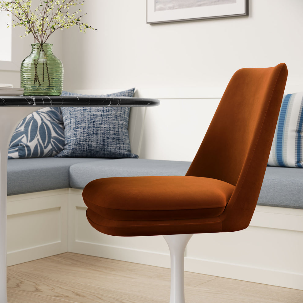 Lippa Swivel Dining Performance Velvet Side Chair by Modway | Dining Chairs | Modishstore - 47