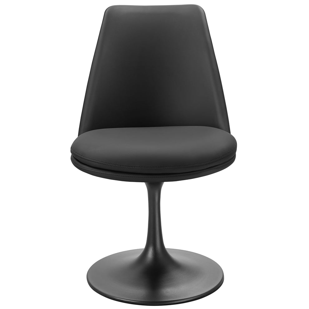 Lippa Swivel Dining Vegan Leather Side Chair by Modway | Dining Chairs | Modishstore - 5