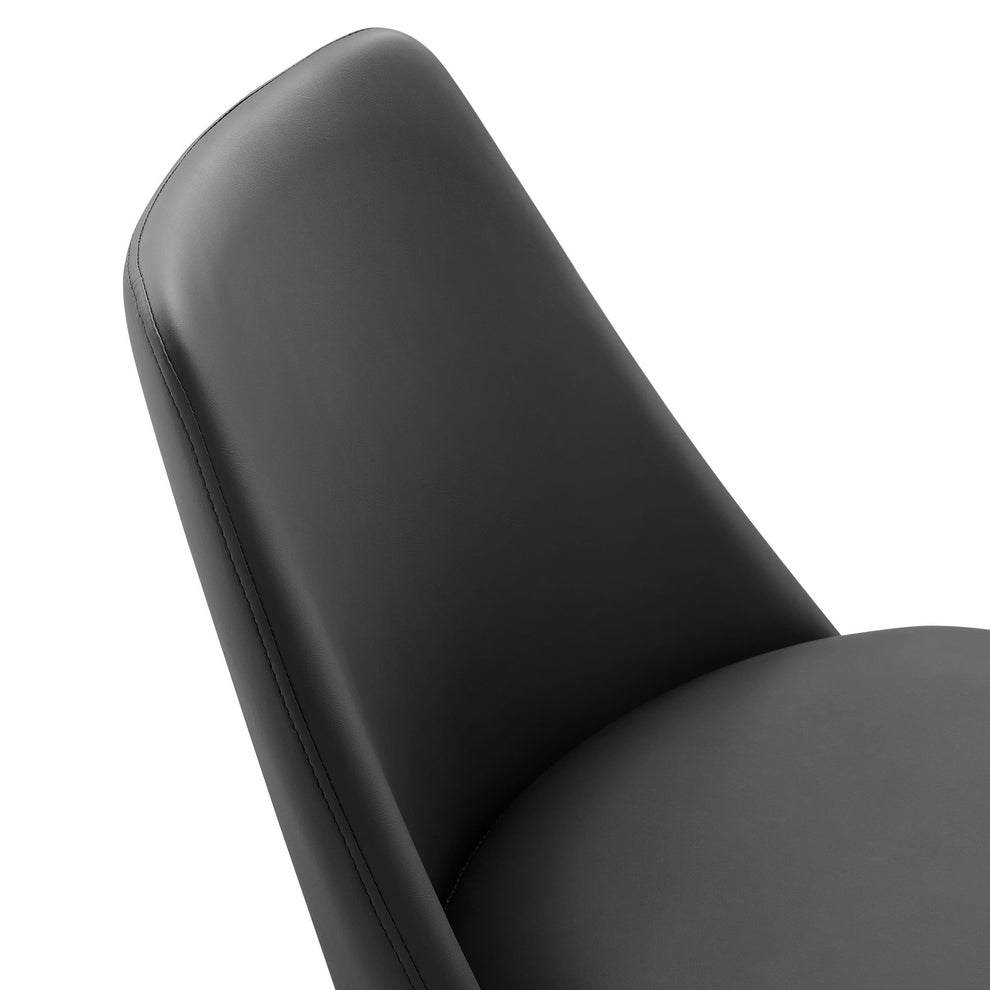 Lippa Swivel Dining Vegan Leather Side Chair by Modway | Dining Chairs | Modishstore - 6