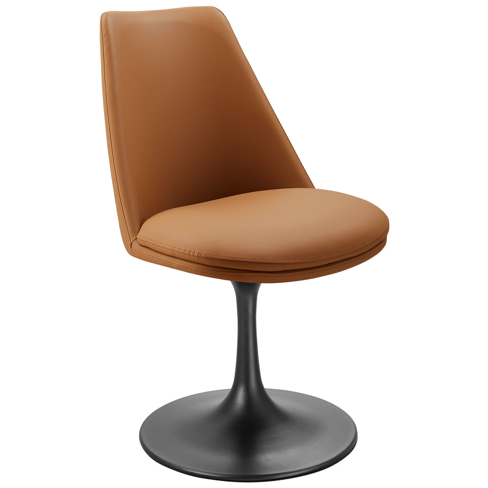 Lippa Swivel Dining Vegan Leather Side Chair by Modway | Dining Chairs | Modishstore - 11