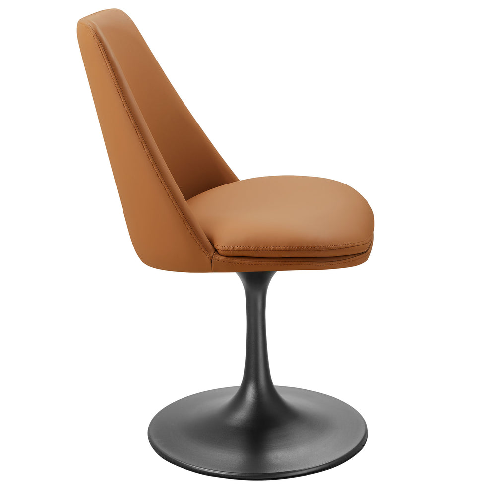 Lippa Swivel Dining Vegan Leather Side Chair by Modway | Dining Chairs | Modishstore - 12