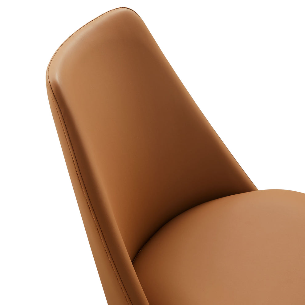 Lippa Swivel Dining Vegan Leather Side Chair by Modway | Dining Chairs | Modishstore - 15