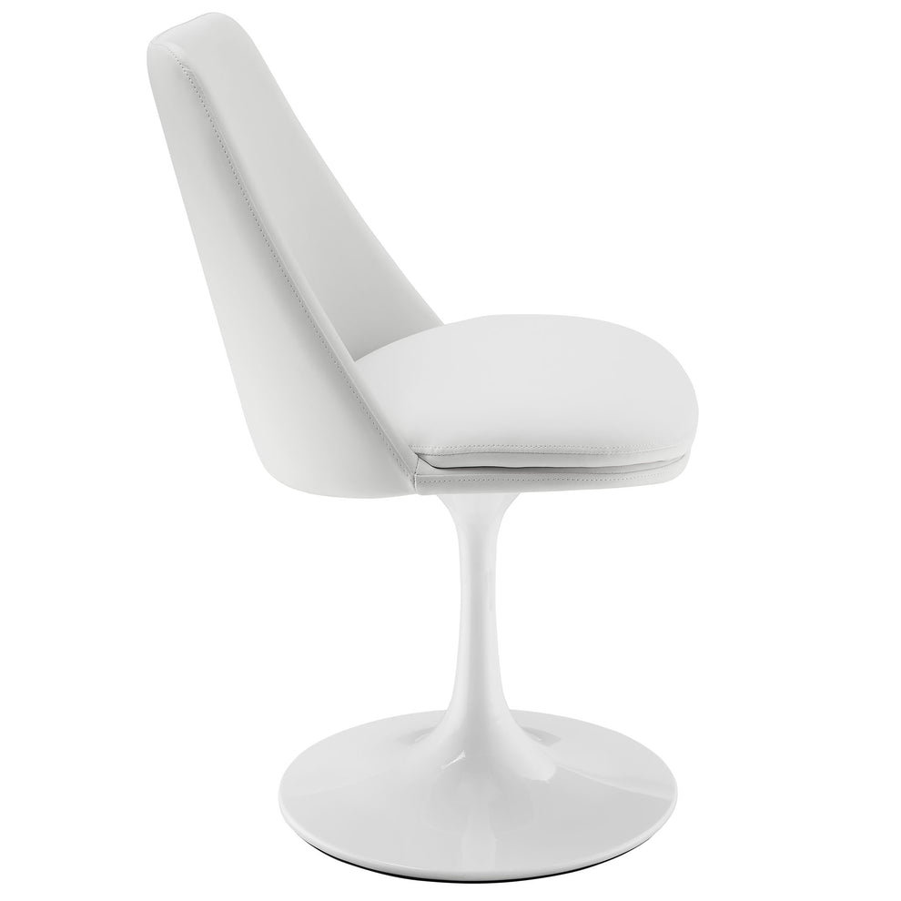 Lippa Swivel Dining Vegan Leather Side Chair by Modway | Dining Chairs | Modishstore - 22
