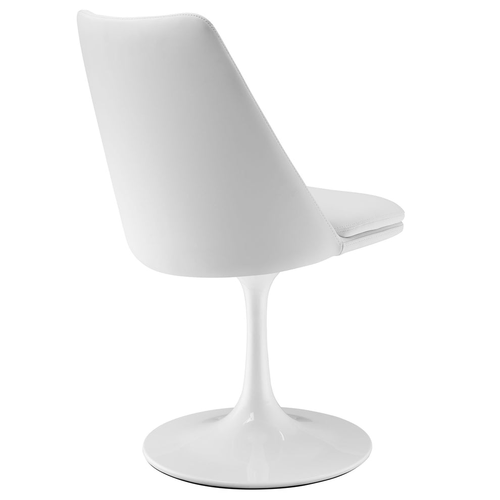 Lippa Swivel Dining Vegan Leather Side Chair by Modway | Dining Chairs | Modishstore - 23