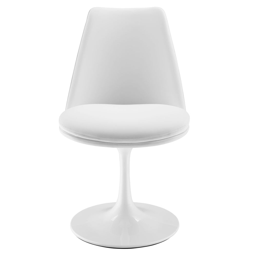 Lippa Swivel Dining Vegan Leather Side Chair by Modway | Dining Chairs | Modishstore - 24
