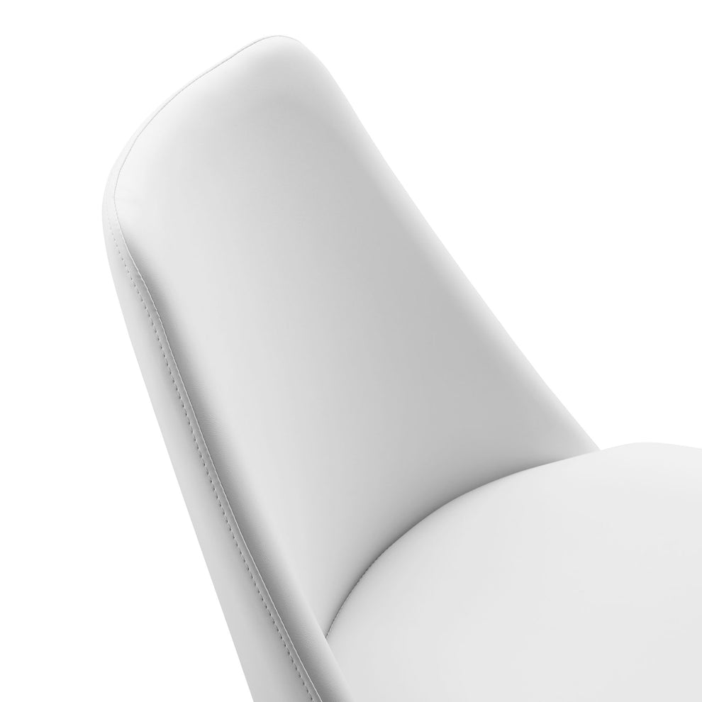 Lippa Swivel Dining Vegan Leather Side Chair by Modway | Dining Chairs | Modishstore - 25