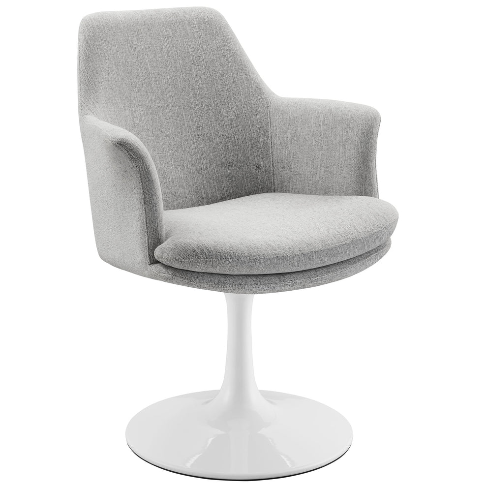 Lippa Swivel Dining Upholstered Armchair by Modway | Dining Chairs | Modishstore - 11