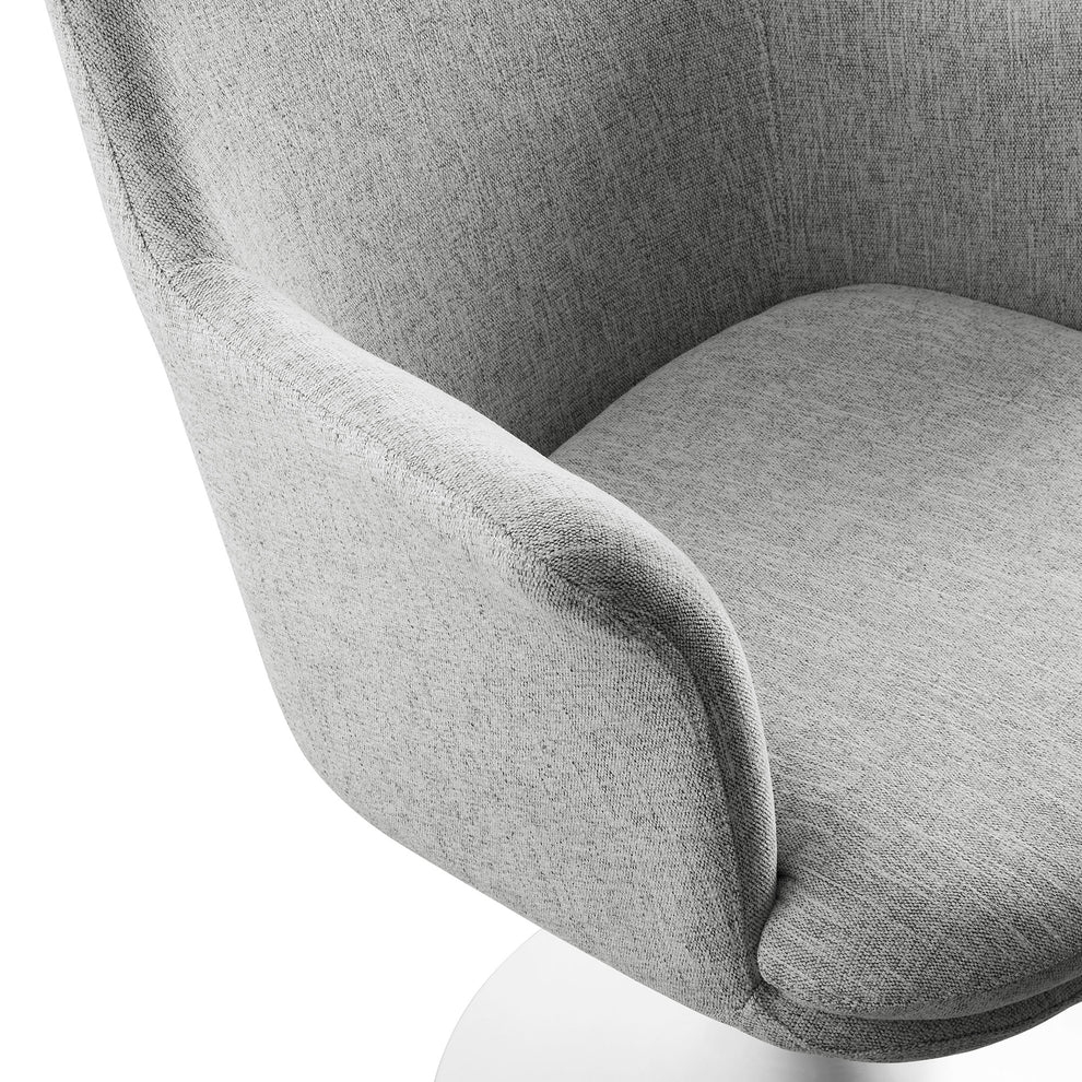 Lippa Swivel Dining Upholstered Armchair by Modway | Dining Chairs | Modishstore - 15