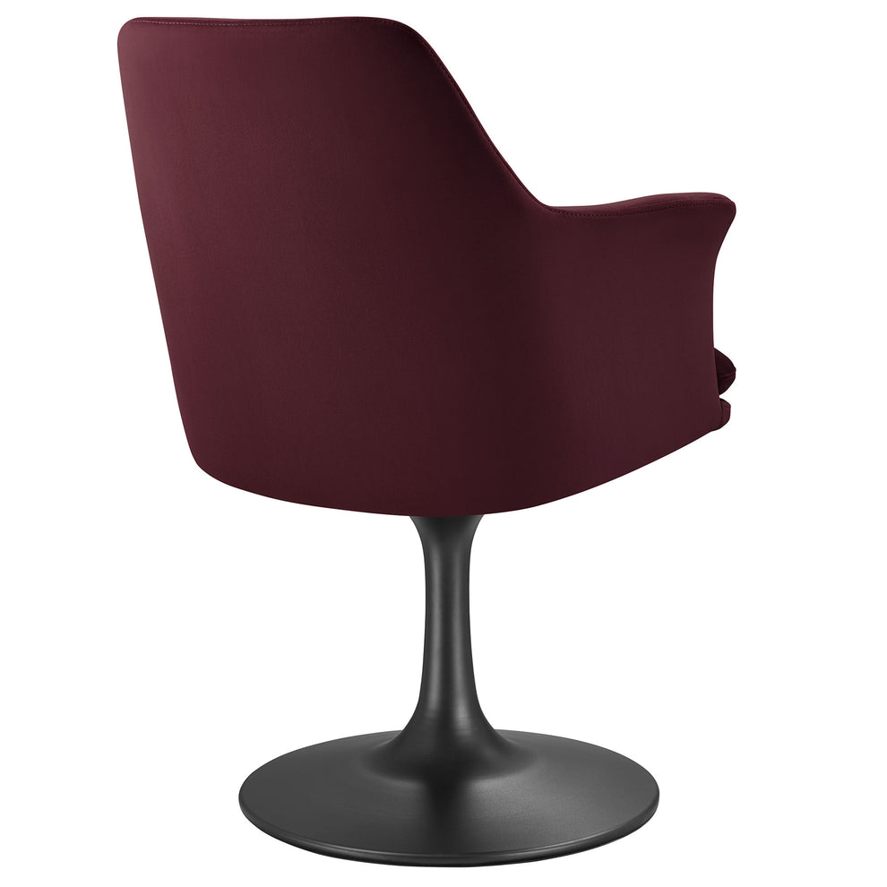 Lippa Swivel Dining Performance Velvet Armchair by Modway | Dining Chairs | Modishstore - 13