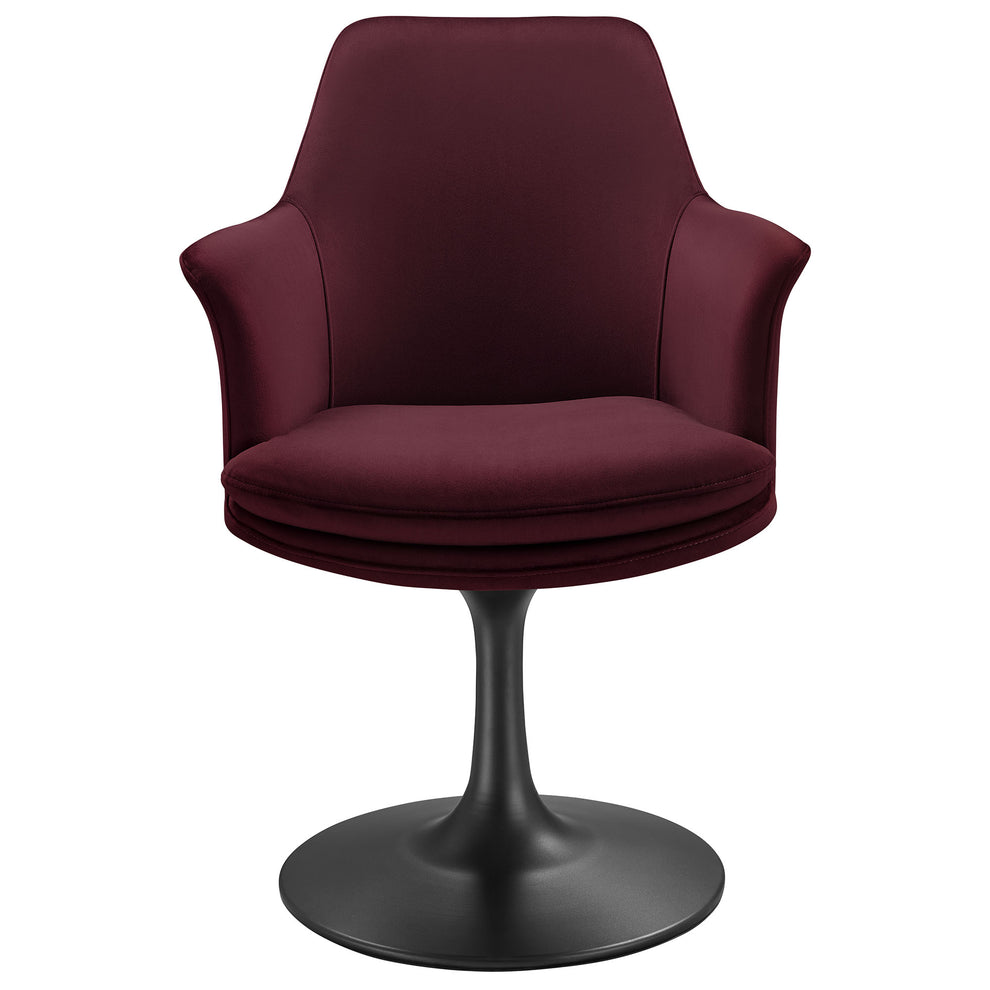 Lippa Swivel Dining Performance Velvet Armchair by Modway | Dining Chairs | Modishstore - 14