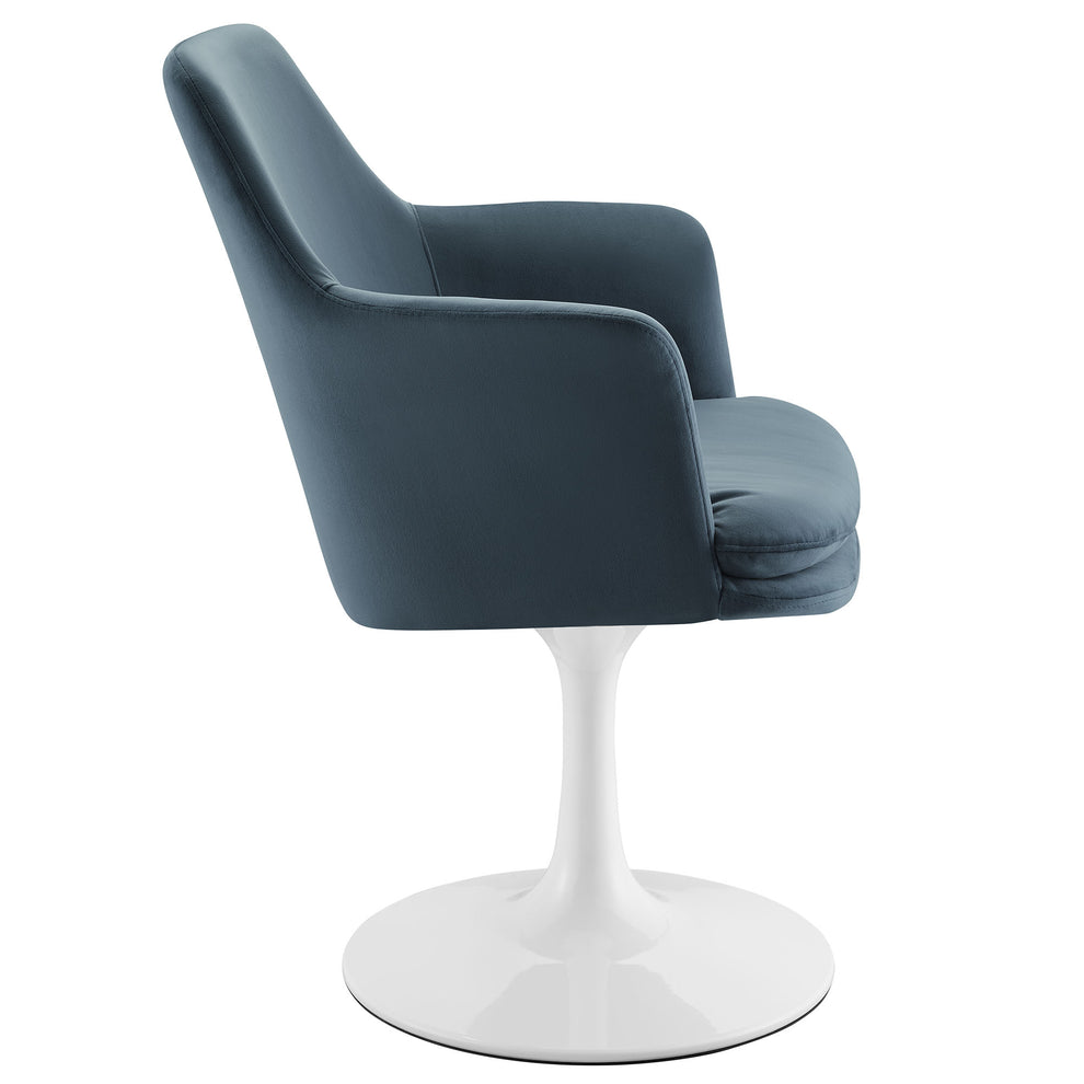Lippa Swivel Dining Performance Velvet Armchair by Modway | Dining Chairs | Modishstore - 22