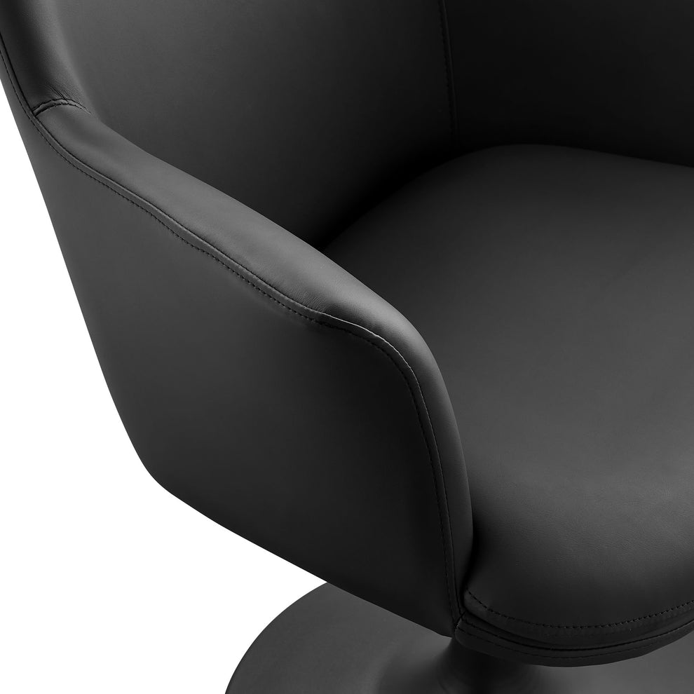 Lippa Swivel Dining Vegan Leather Armchair by Modway | Dining Chairs | Modishstore - 6