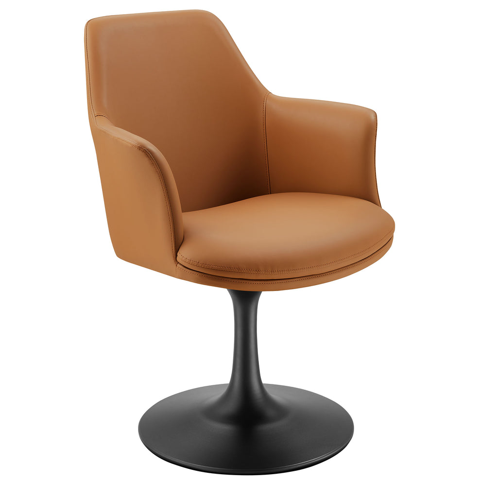 Lippa Swivel Dining Vegan Leather Armchair by Modway | Dining Chairs | Modishstore - 11