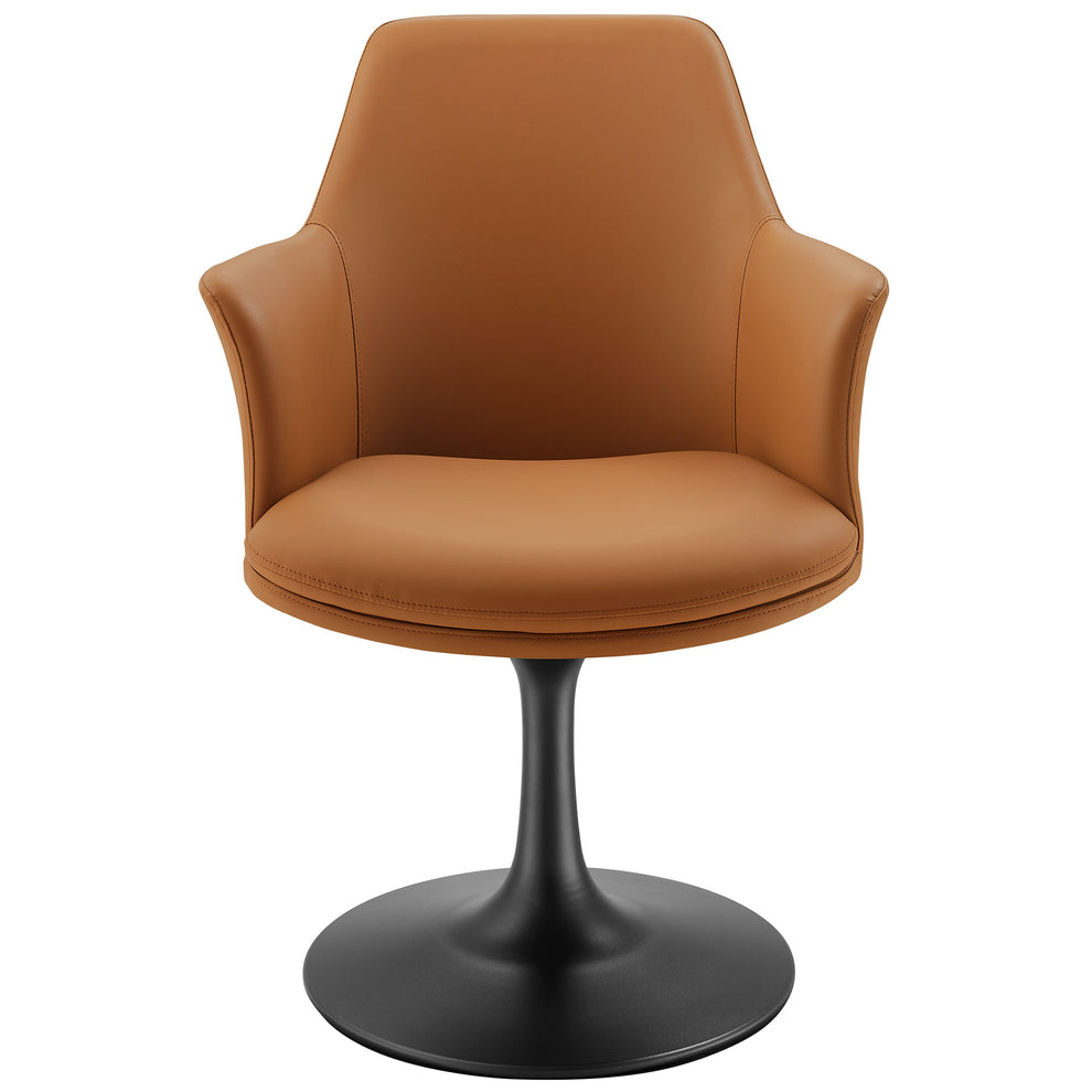 Lippa Swivel Dining Vegan Leather Armchair by Modway | Dining Chairs | Modishstore - 14