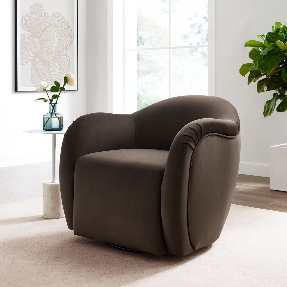 Compose Performance Velvet Swivel Armchair by Modway | Accent Chairs | Modishstore - 16