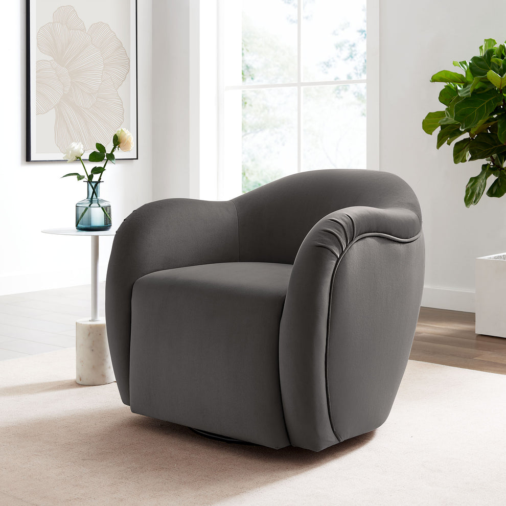 Compose Performance Velvet Swivel Armchair by Modway | Accent Chairs | Modishstore - 25
