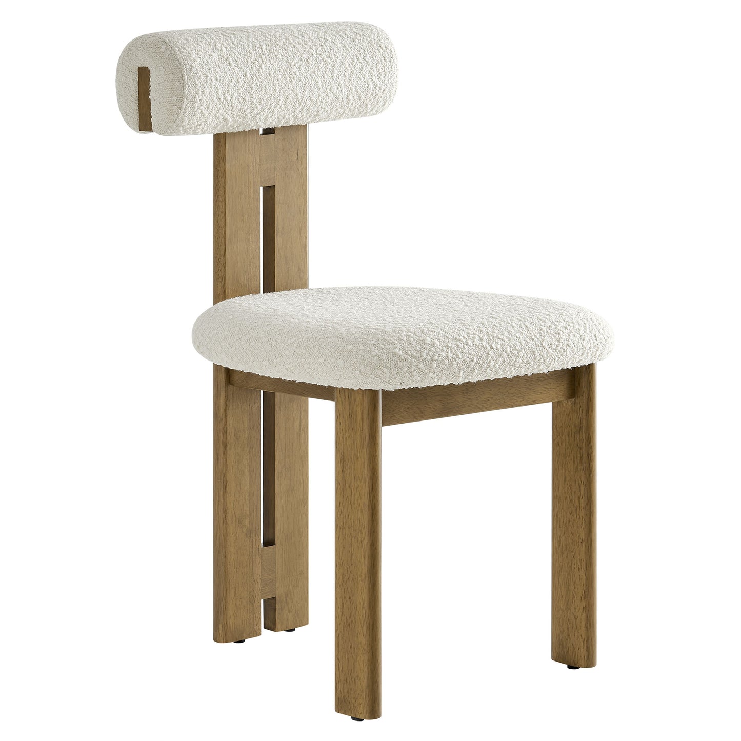 Torian Boucle Fabric Dining Chair Set of 2 by Modway | Dining Chairs | Modishstore - 3